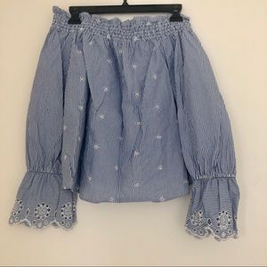 Nordstrom BP Off the Shoulder top, size medium